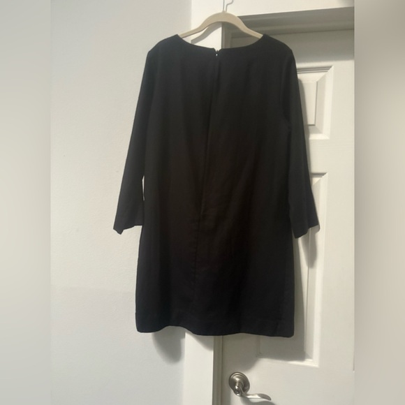 J. Crew Classic Black Long Sleeve Dress - Picture 4 of 13
